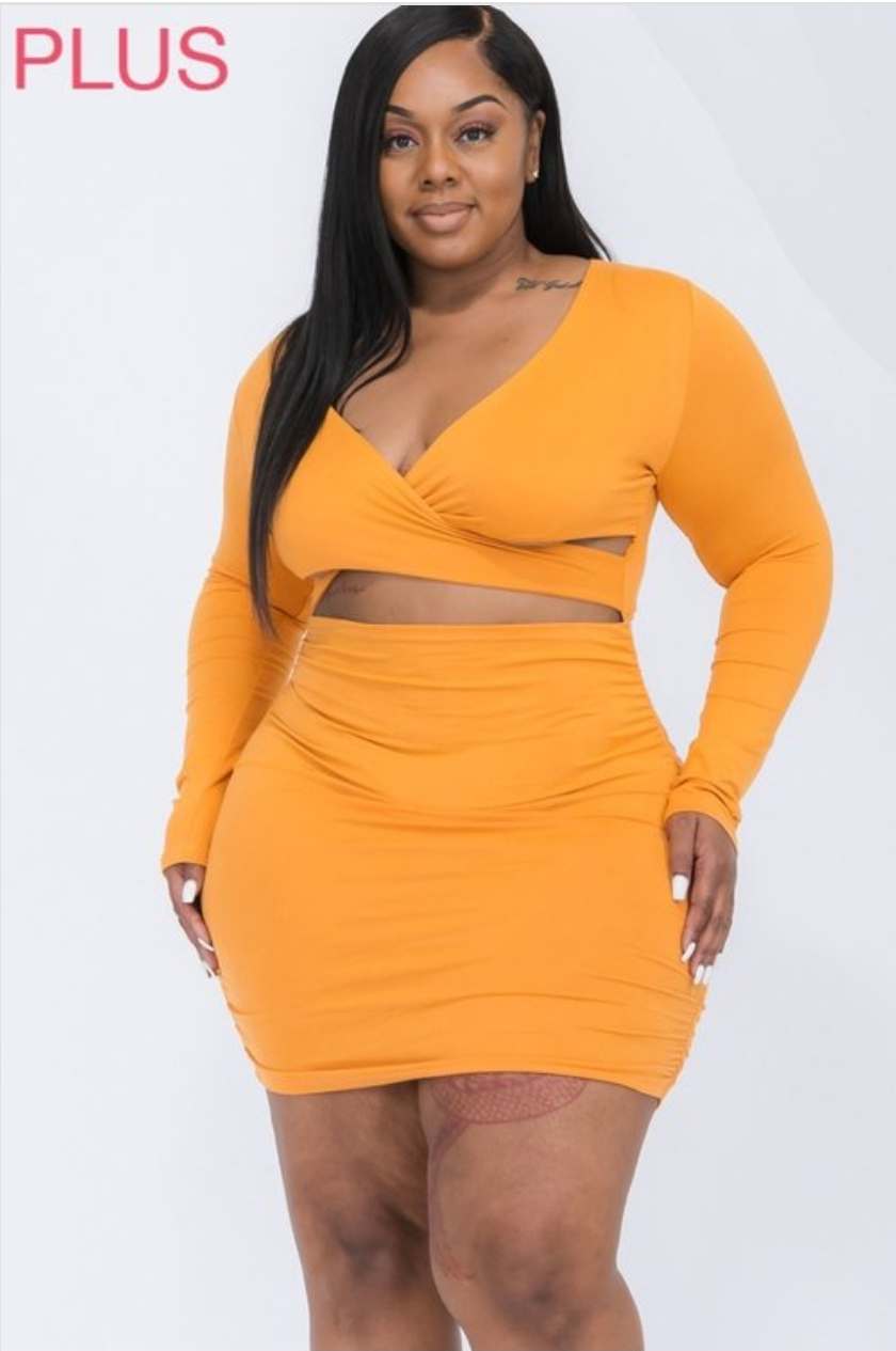 Crisscross Mini Dress