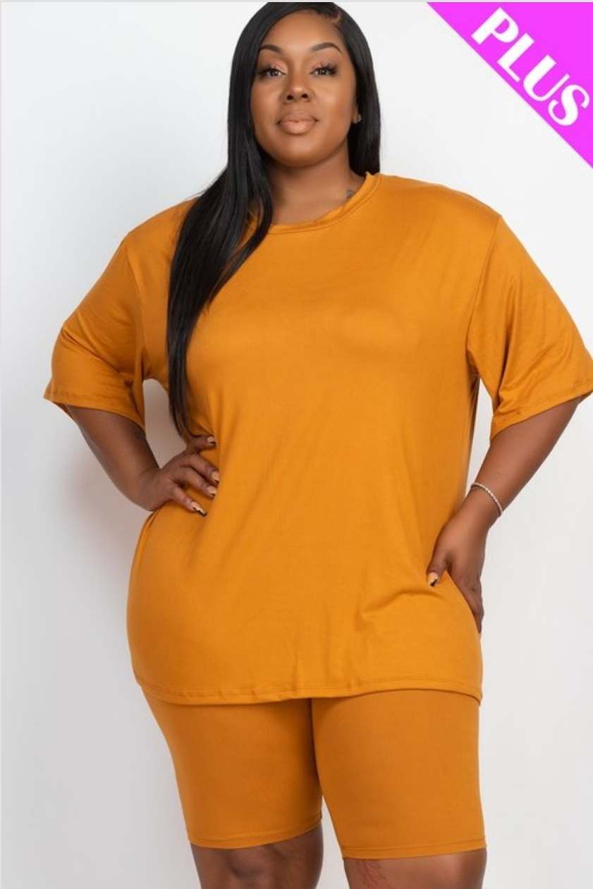 Basic Shorts Set Plus