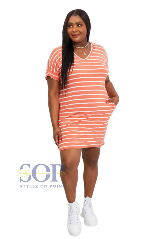 Stripe Basic Day Dress