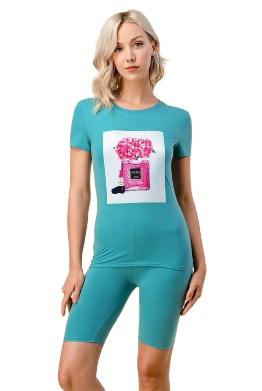 3D Shorts Set