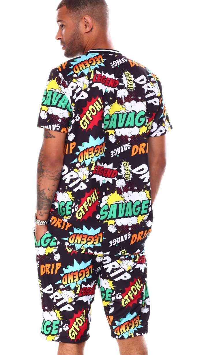 Men's Shorts 2pc Set NEW
