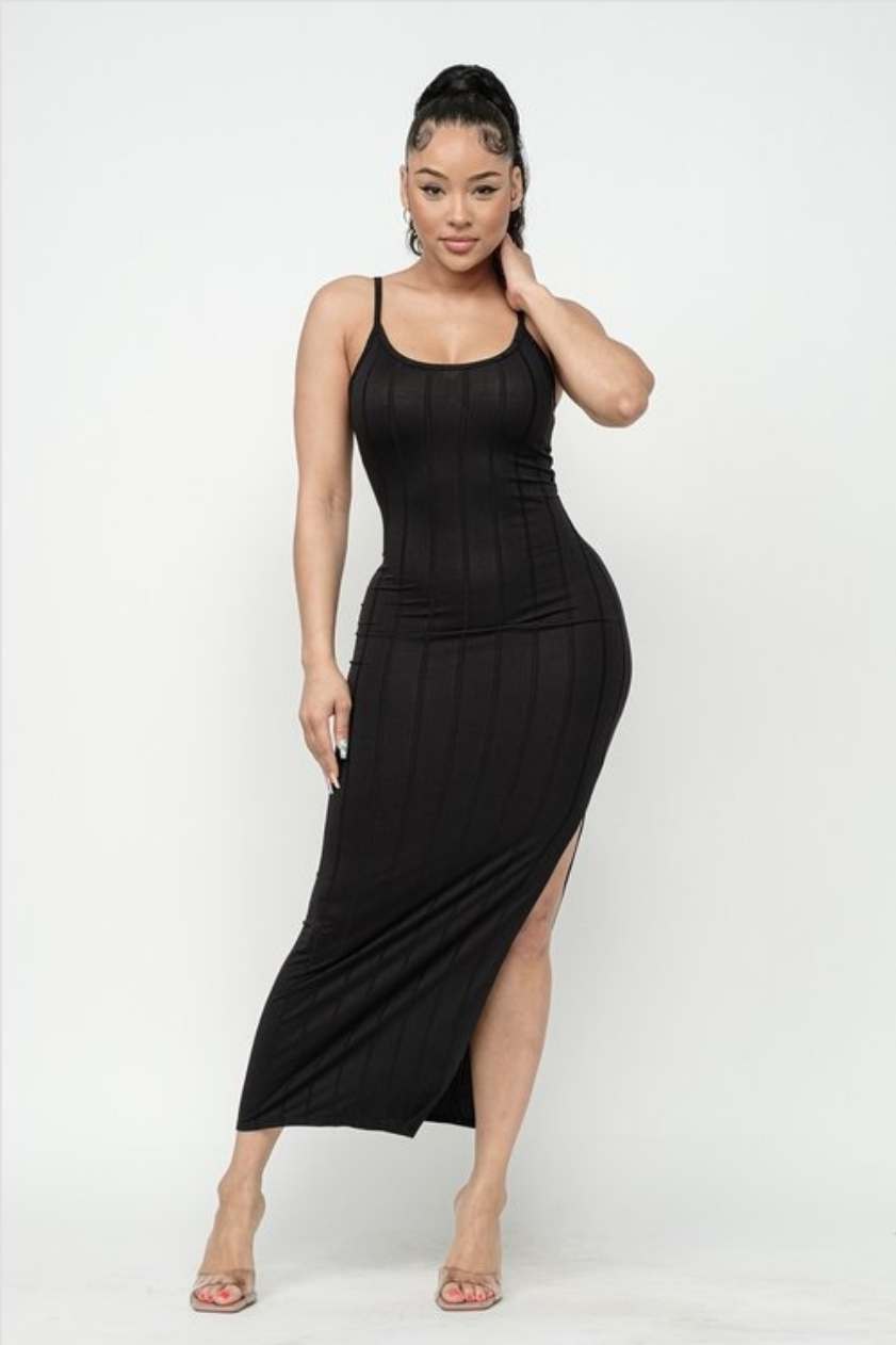 Ribbed Maxi Dress