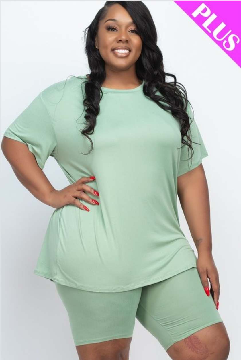 Basic Shorts Set Plus