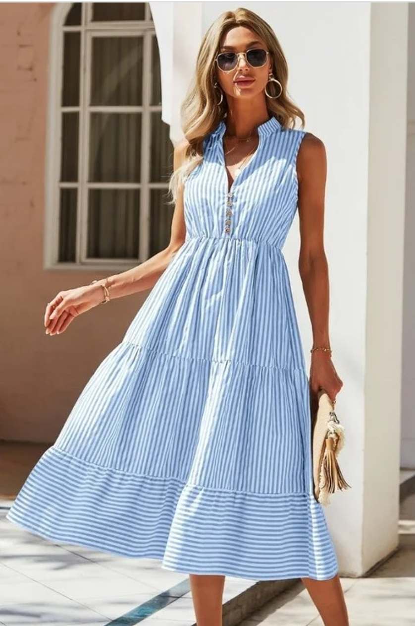 Stripe Tank Sun Dress