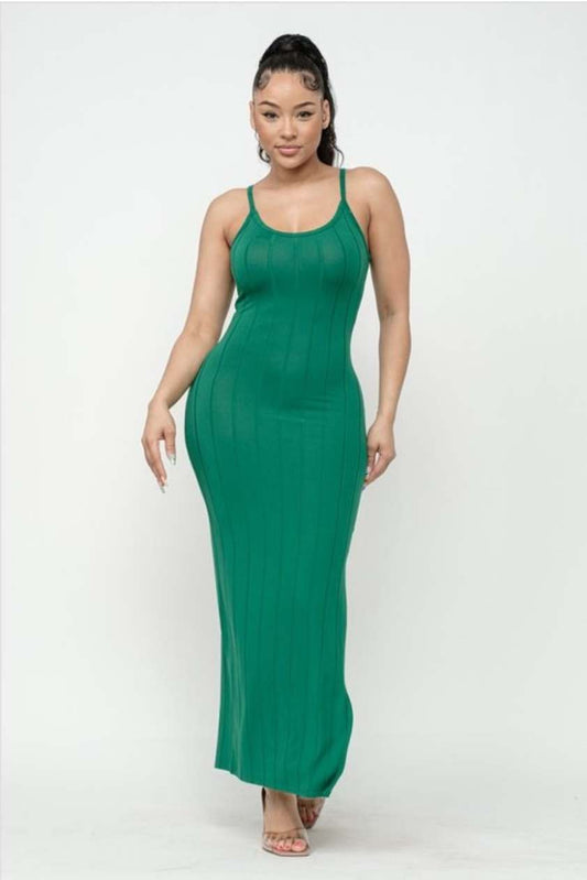 Ribbed Maxi Dress