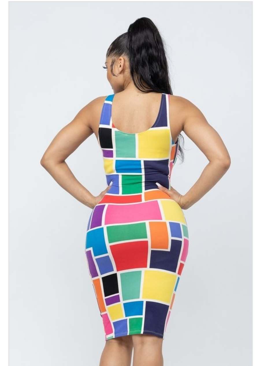 Colorblock Dress