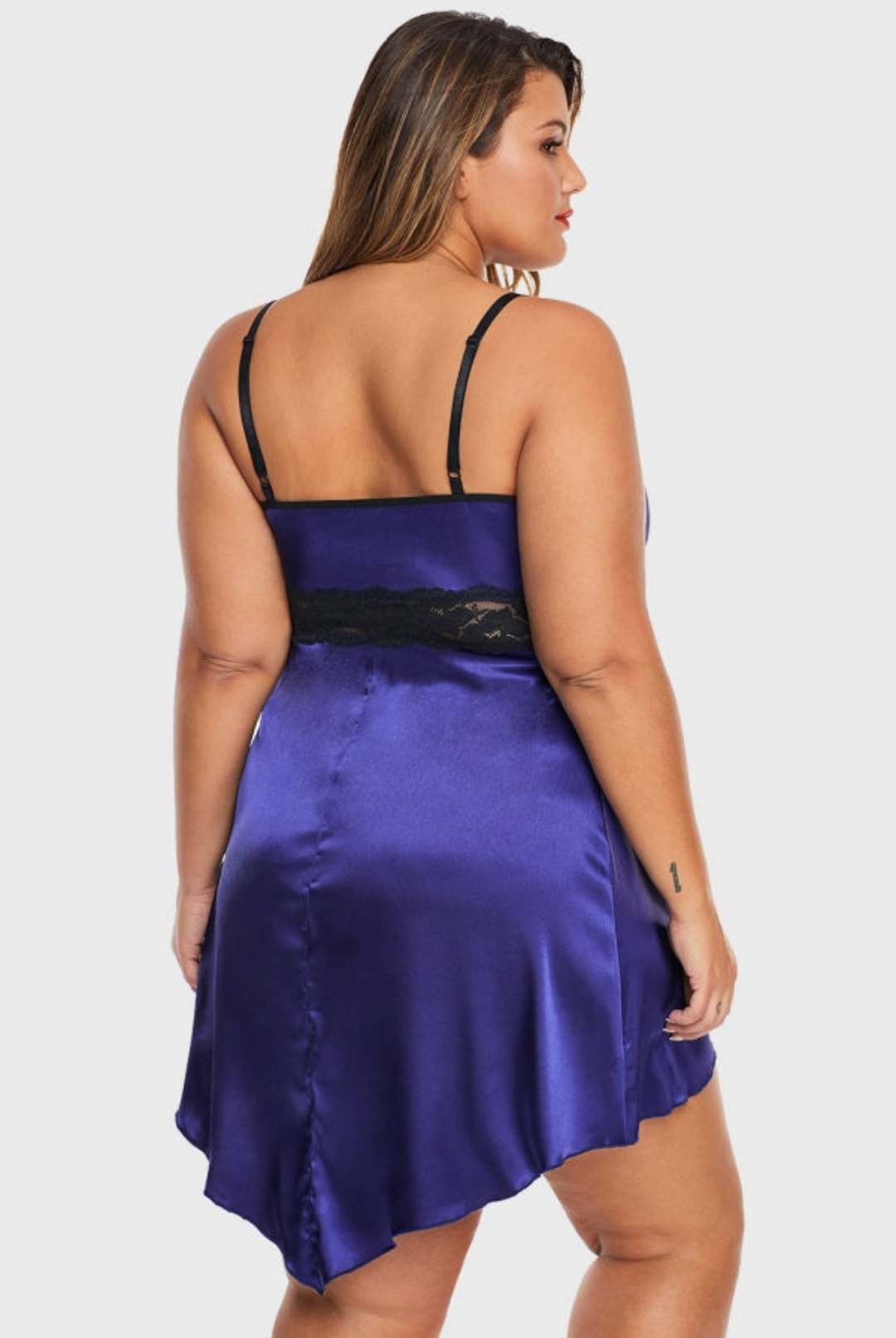 Satin Lace Chemise Set