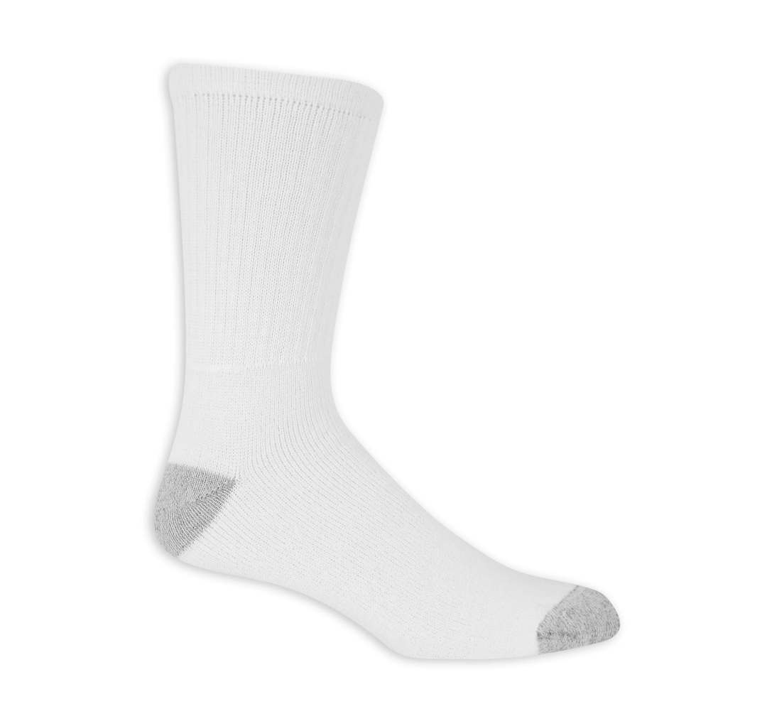 Men's Crew Socks (2pk) White