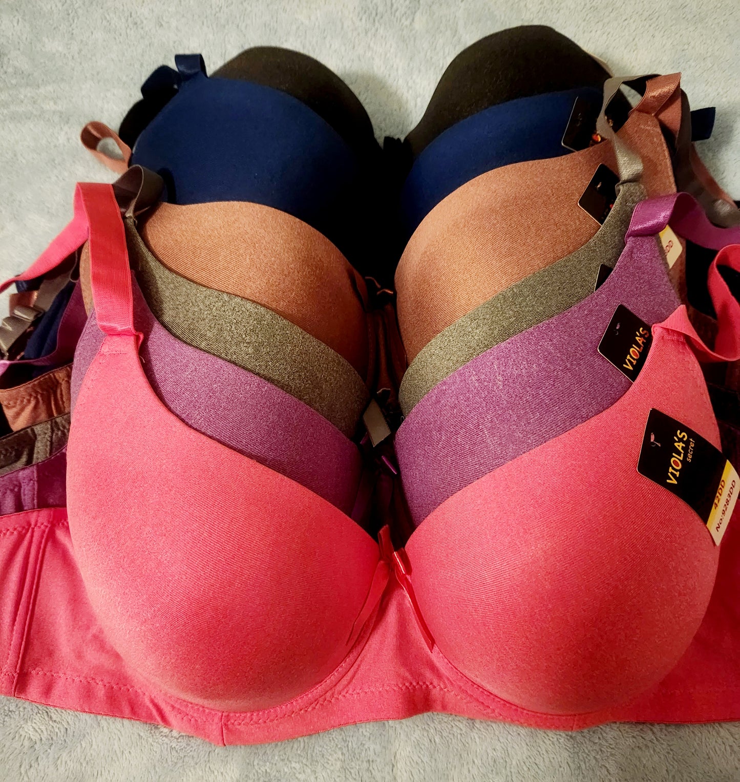 Full Cup Solid 36DD-42DD Bra NEW