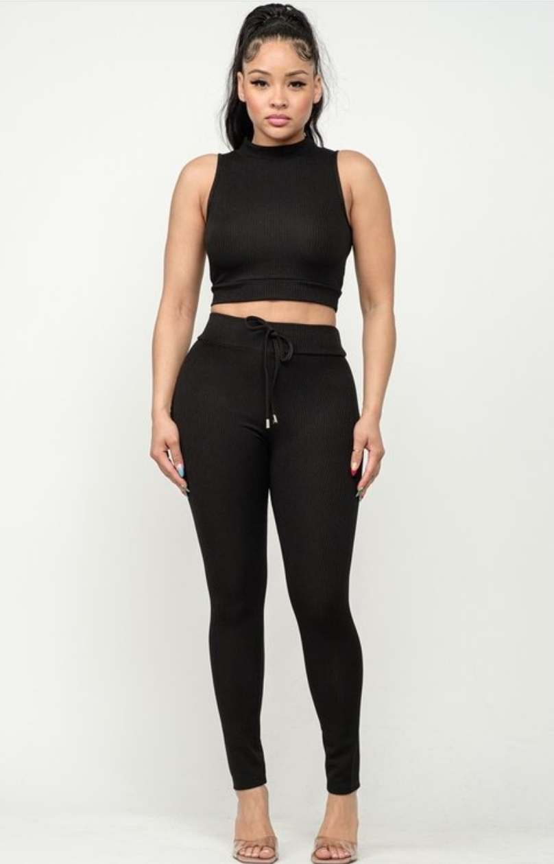 Tunic Crop Leggings Set