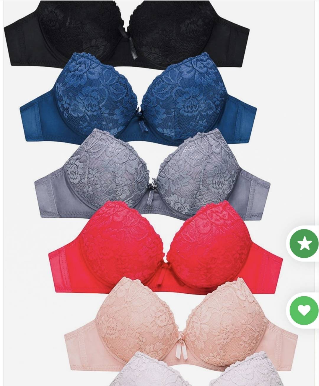 Lace Push Up Bras