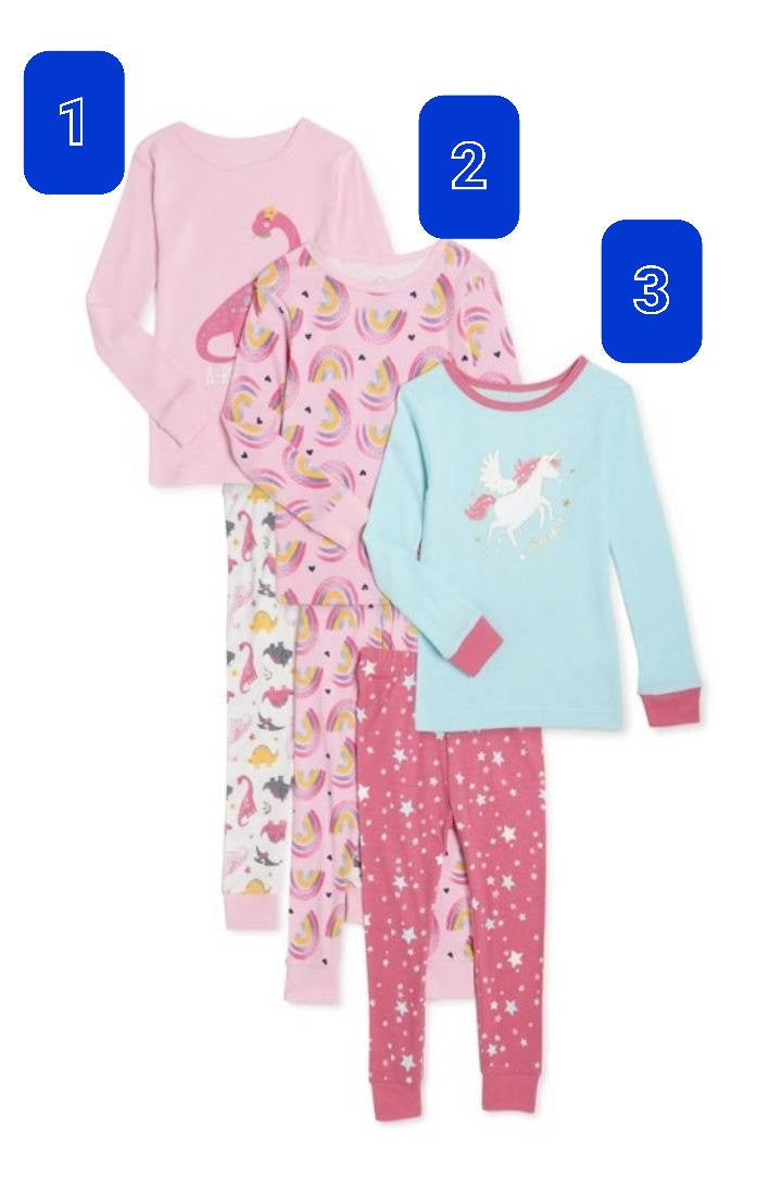 Girls Character P.J. Sets