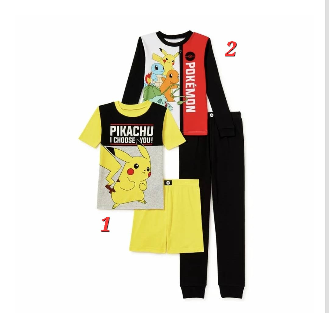 Boys Pokemon Cotton PJ Set