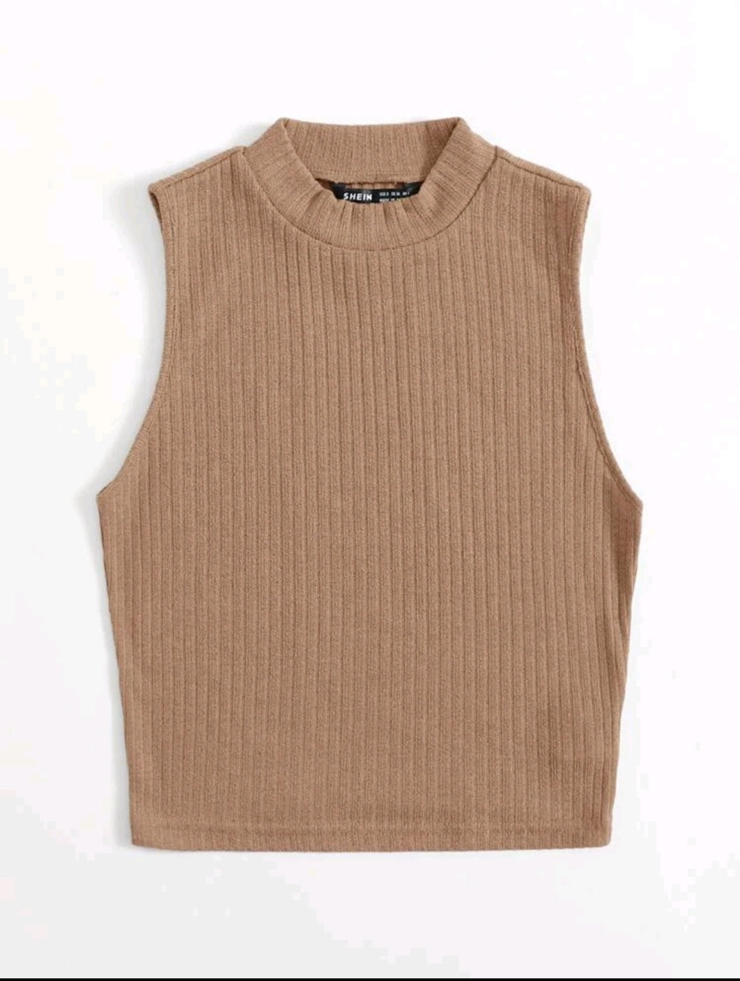 Rib-Knit Crop Tank