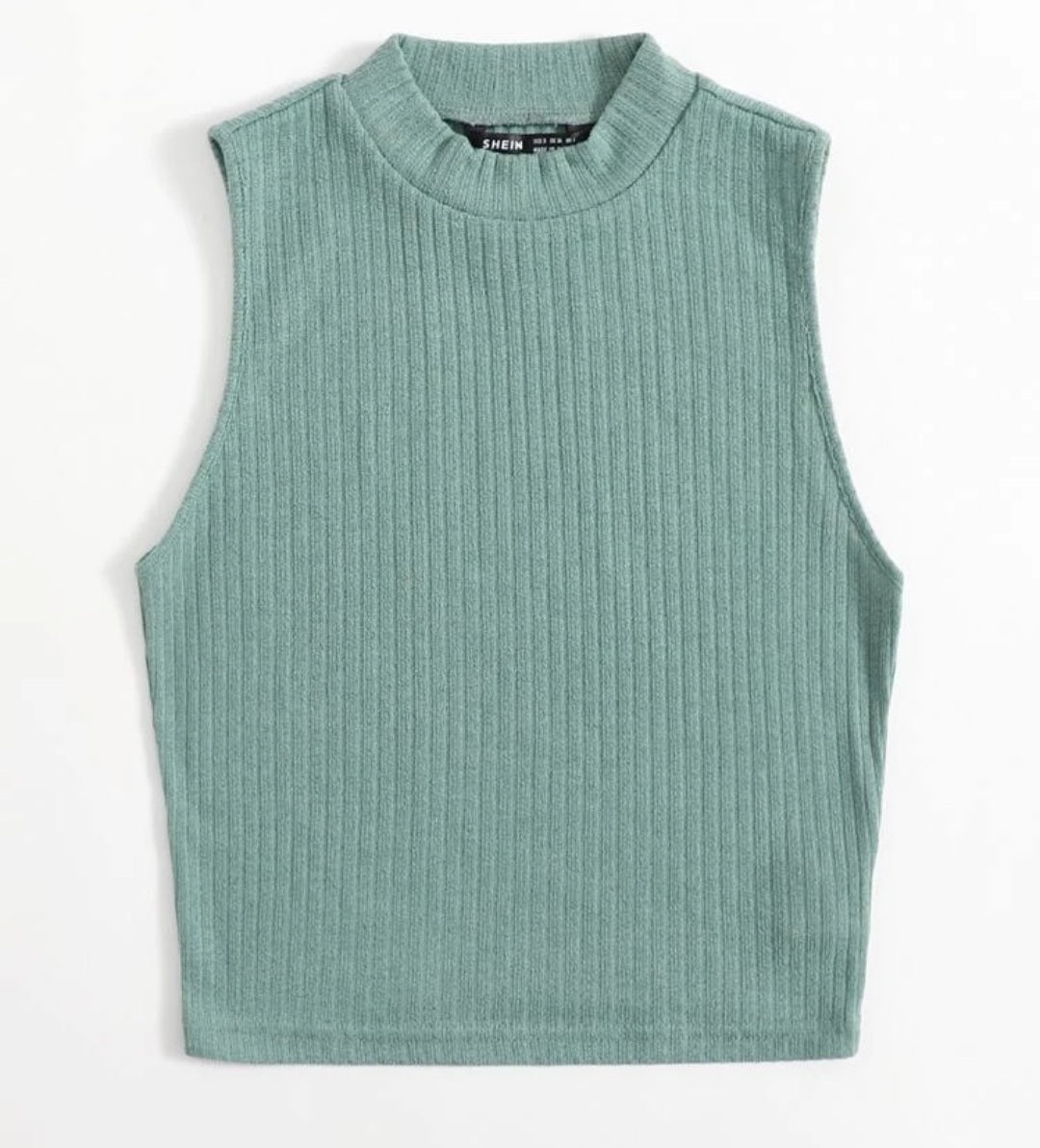 Rib-Knit Crop Tank