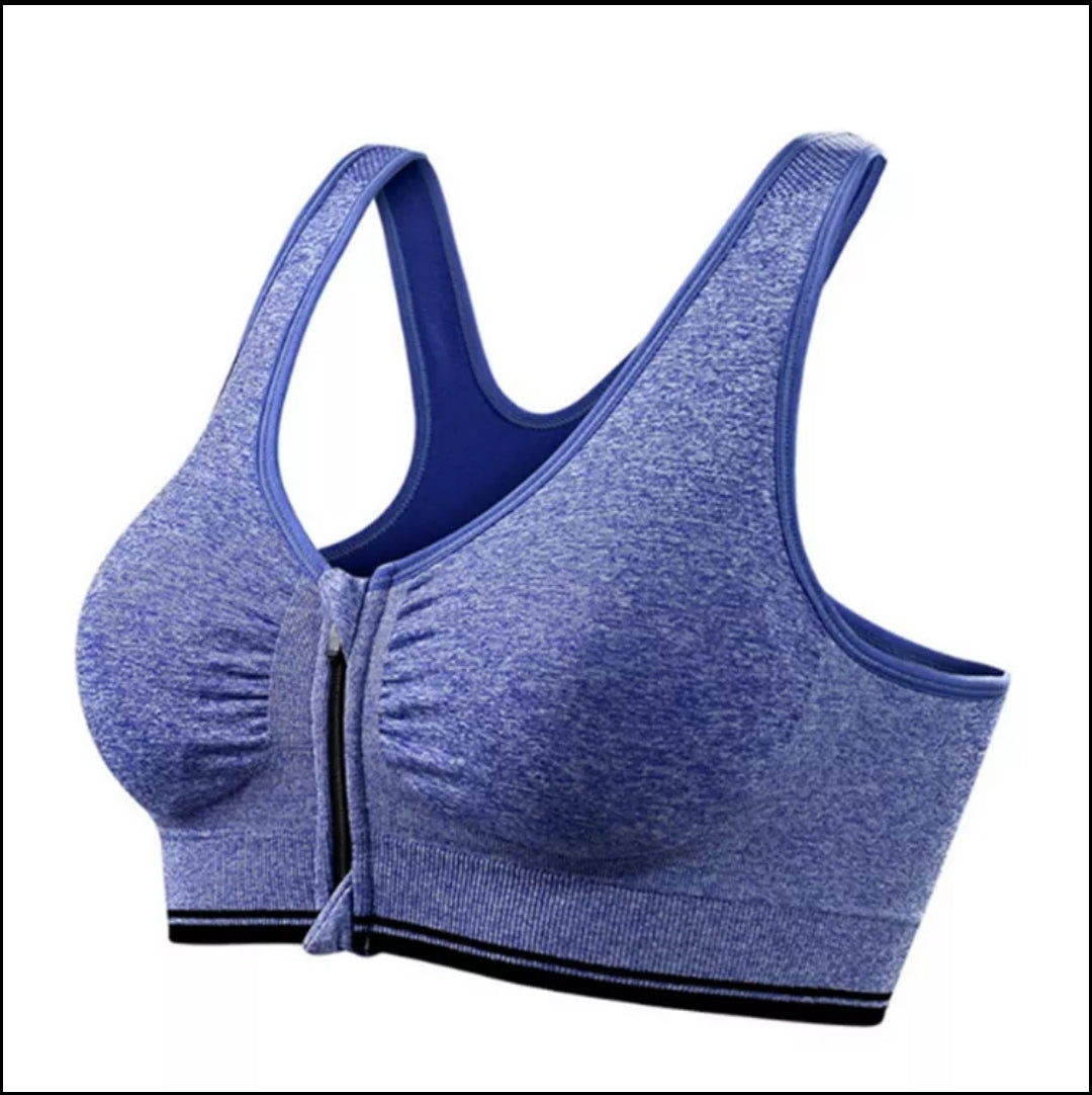 Zippered Push-Up Bra