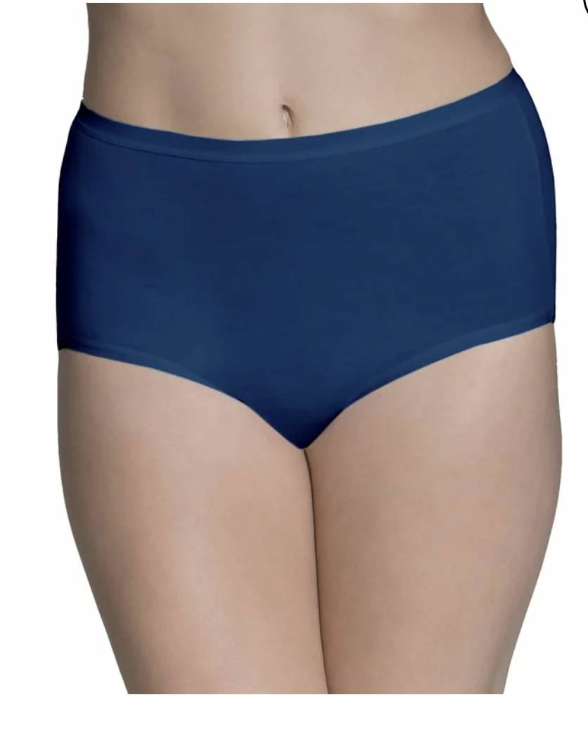 Women Hi-Waist Brief Cotton Panties(3pk)