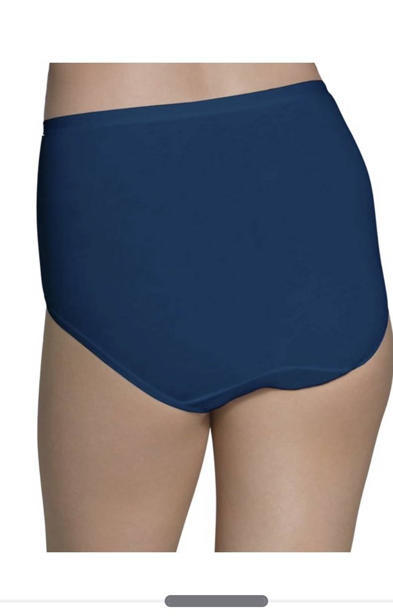 Women Hi-Waist Brief Cotton Panties(3pk)