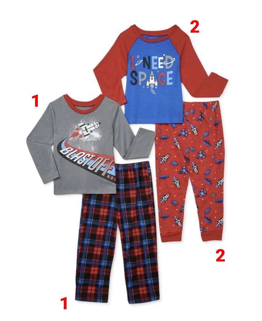 Boys Space Cotton PJ Set