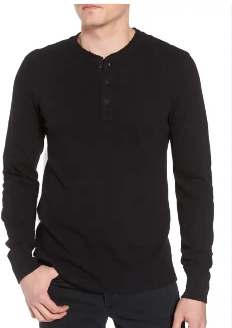 Men's Henley Shirt L/S