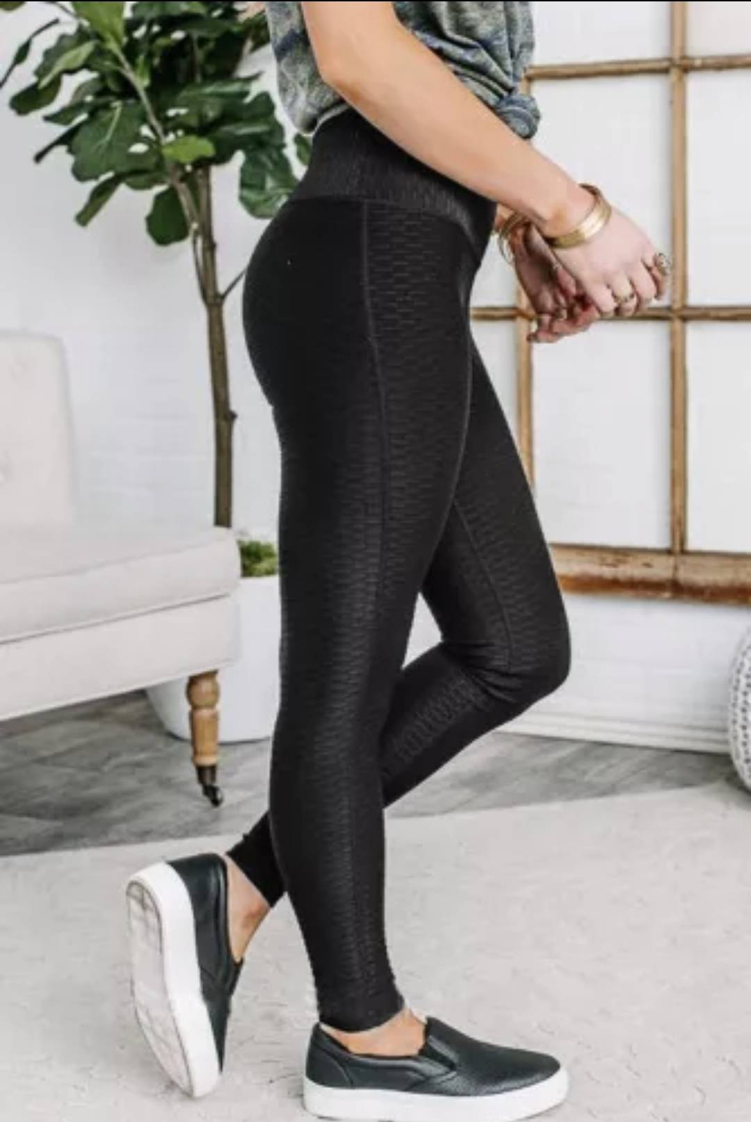 Textured Leggings