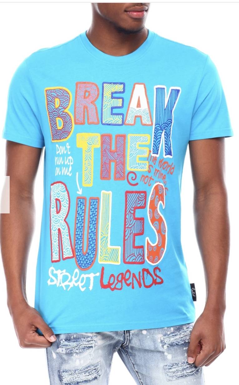 Men's Graphic Tee 'Rules'