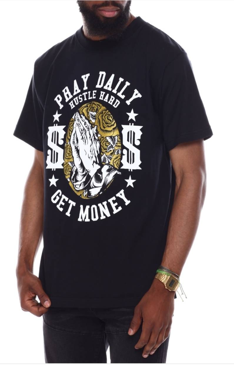 Men's Graphic Tee 'Pray'