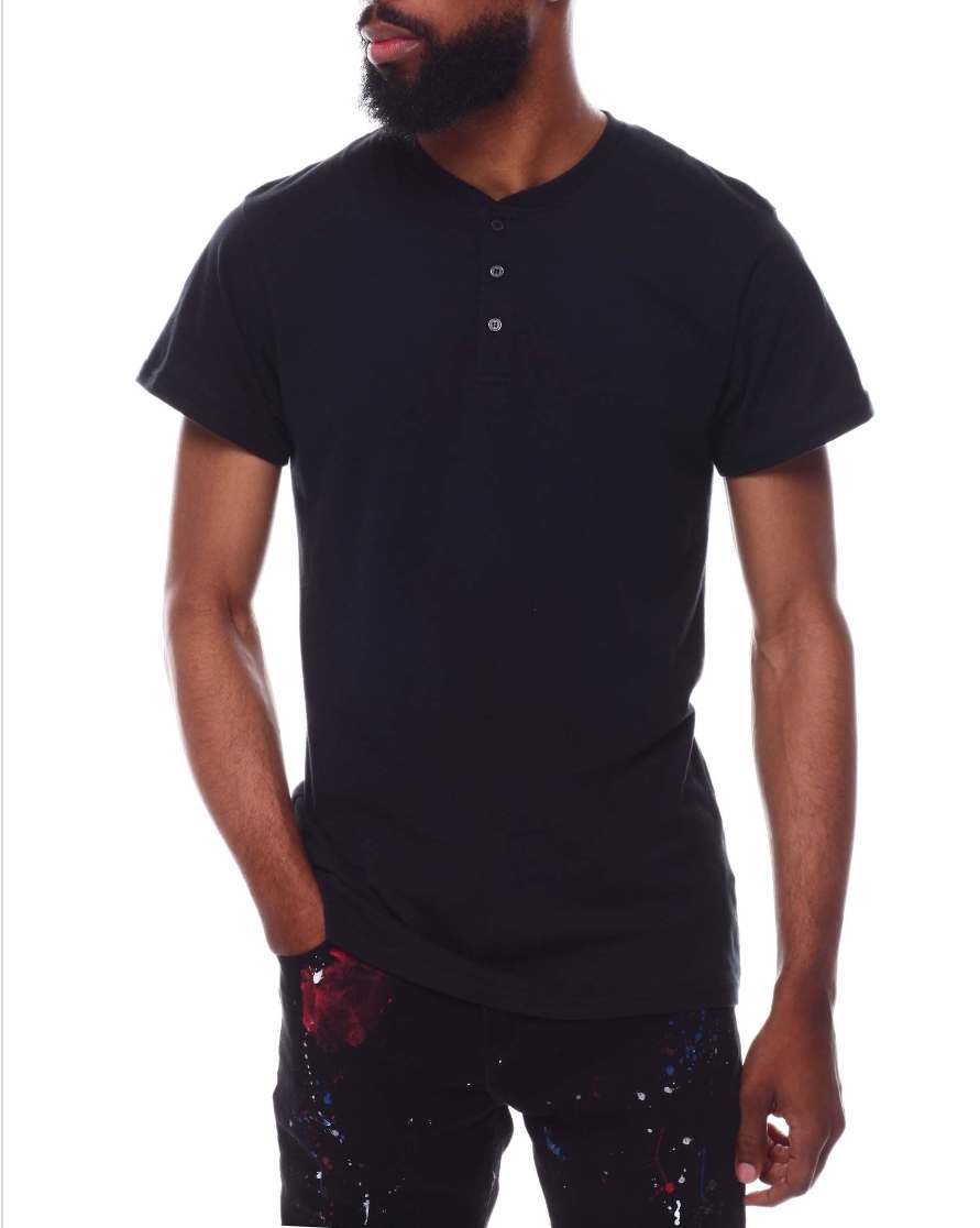 Men's Henley Shirt S/S