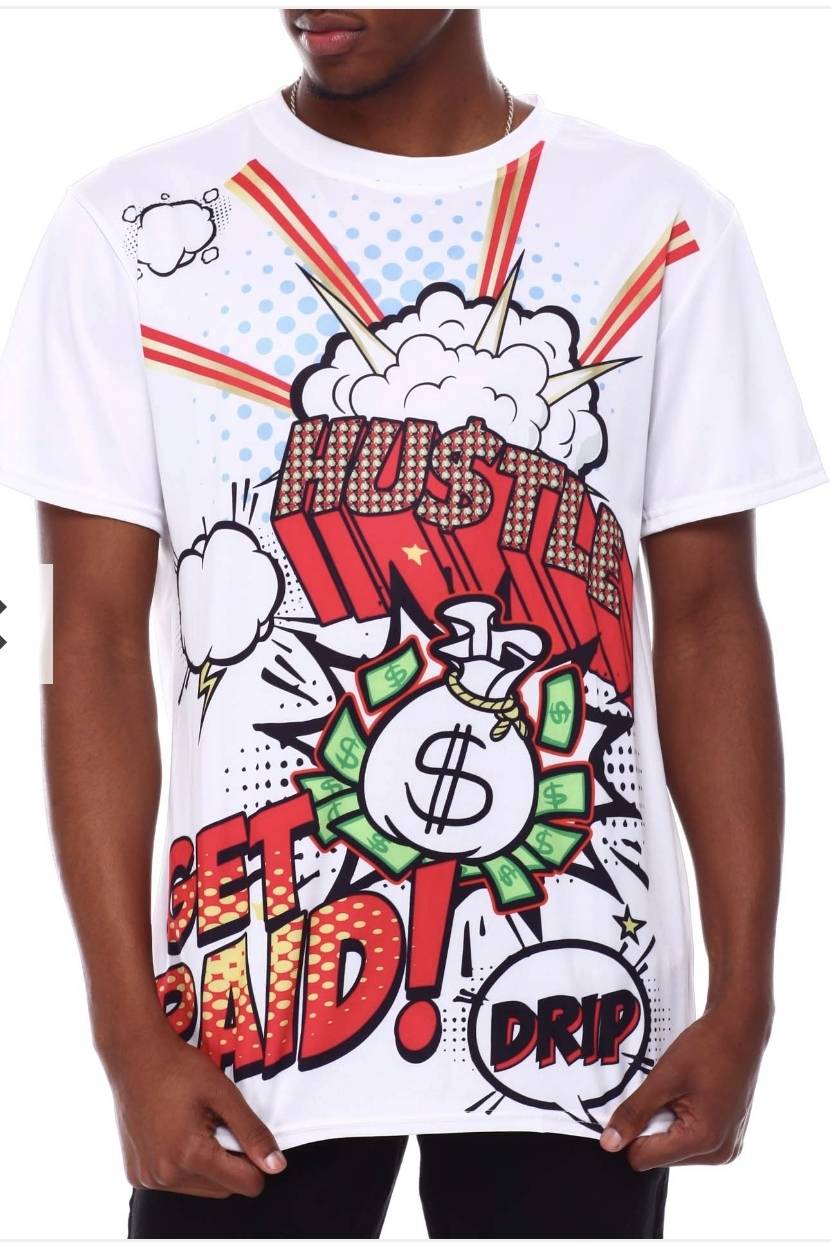 Men's Graphic Tee 'Get Paid'