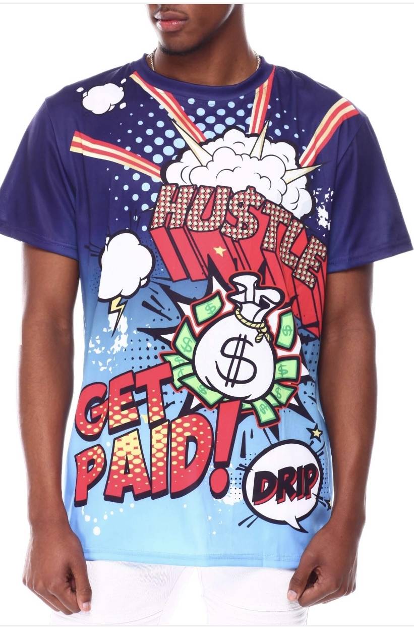 Men's Graphic Tee 'Get Paid'