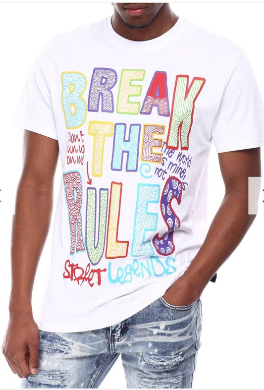 Men's Graphic Tee 'Rules'