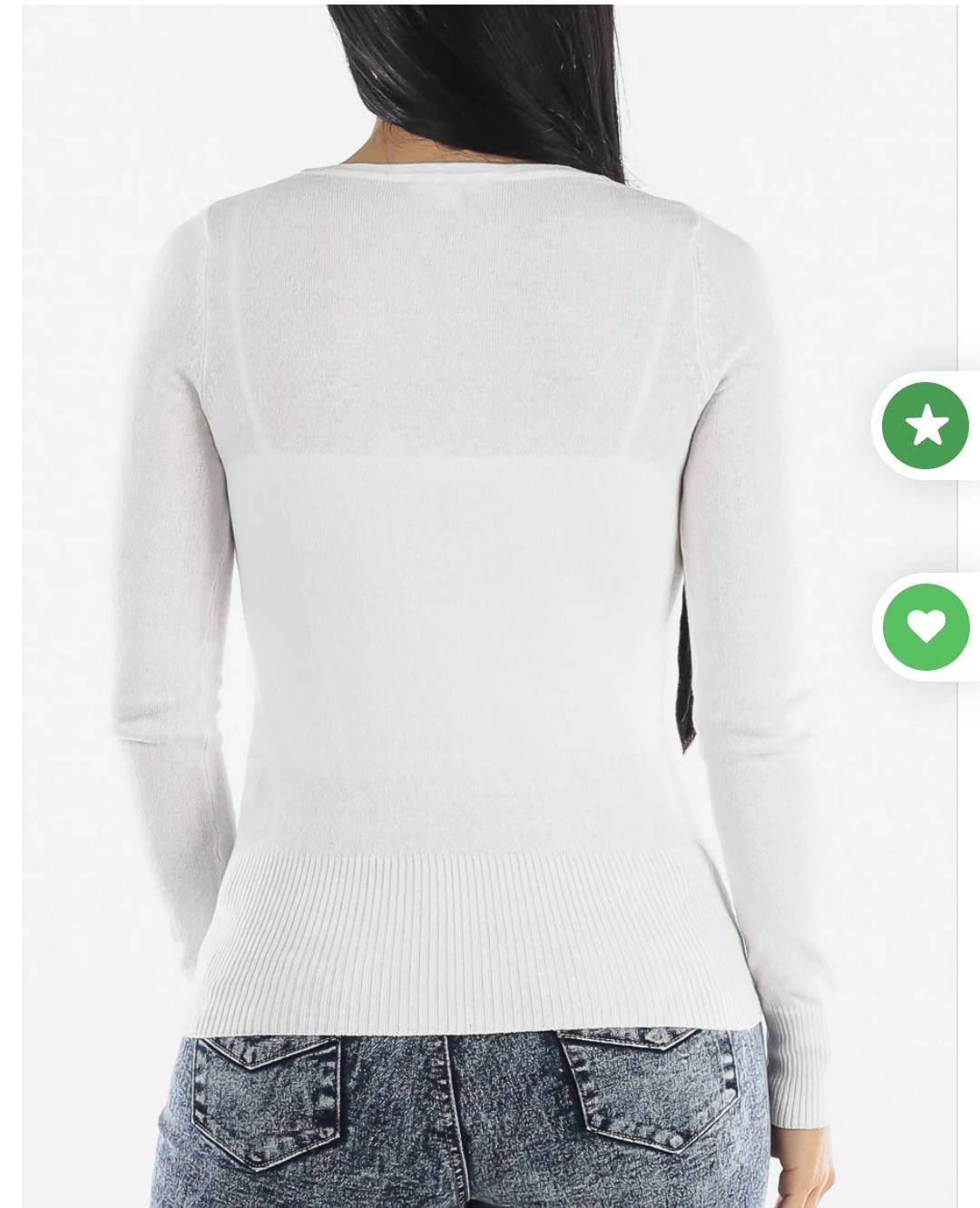 Cardigan V-Neck Sweater