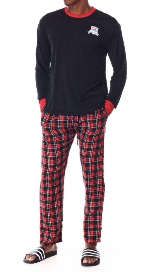 Men's 3pc L/S Pajamas Set