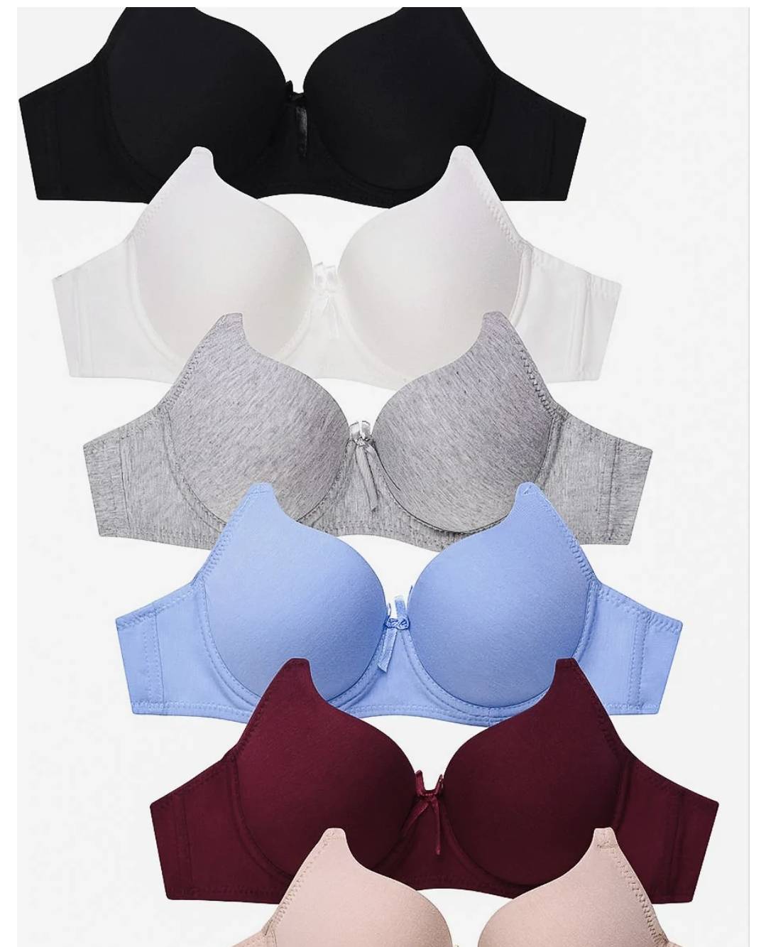 Basic Full Cup Cotton Bras NEW
