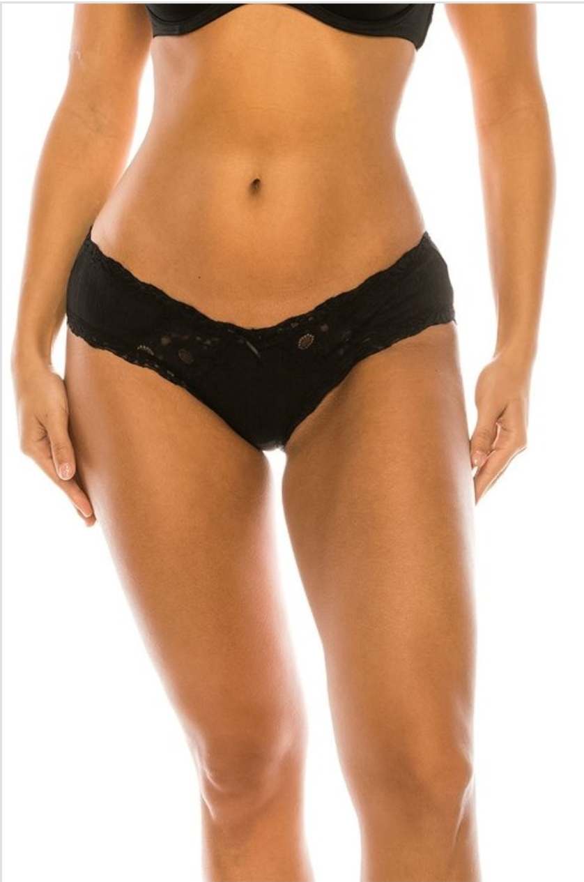 Hipster Cotton Lace Panties NEW