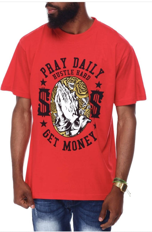 Men's Graphic Tee 'Pray'